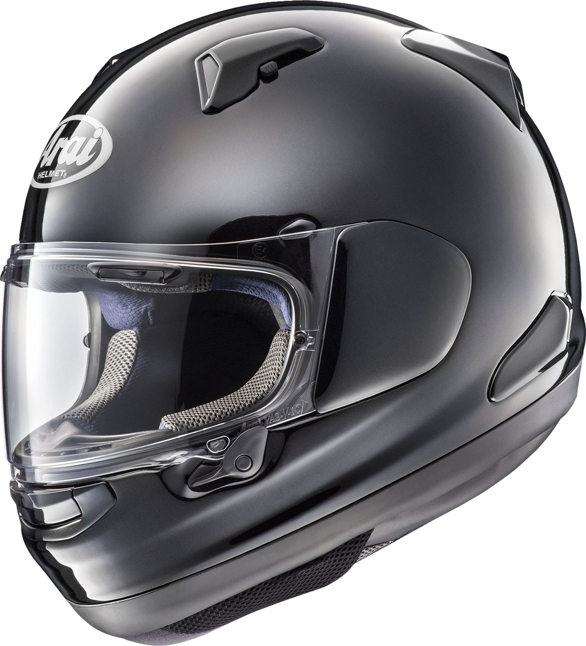 Arai Signet-X Helmet - Small, Diamond Black - Full-face helmet with long oval fit - Click Image to Close