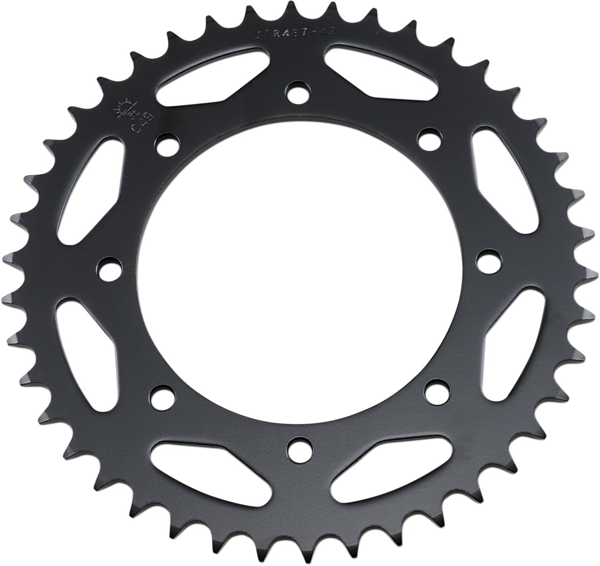 Steel Rear Sprocket - 42 Tooth 520 - For KLX KLR KLE Estrella W800 - Click Image to Close