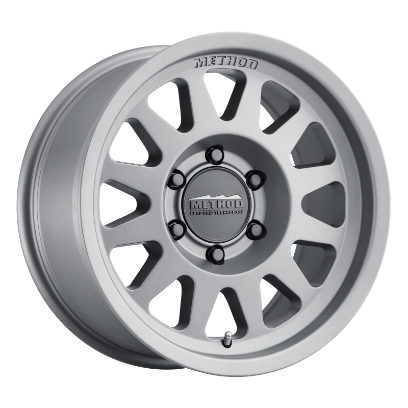 MR704 17x8.5 0mm Offset 5x5 71.5mm CB Matte Titanium Wheel - Click Image to Close