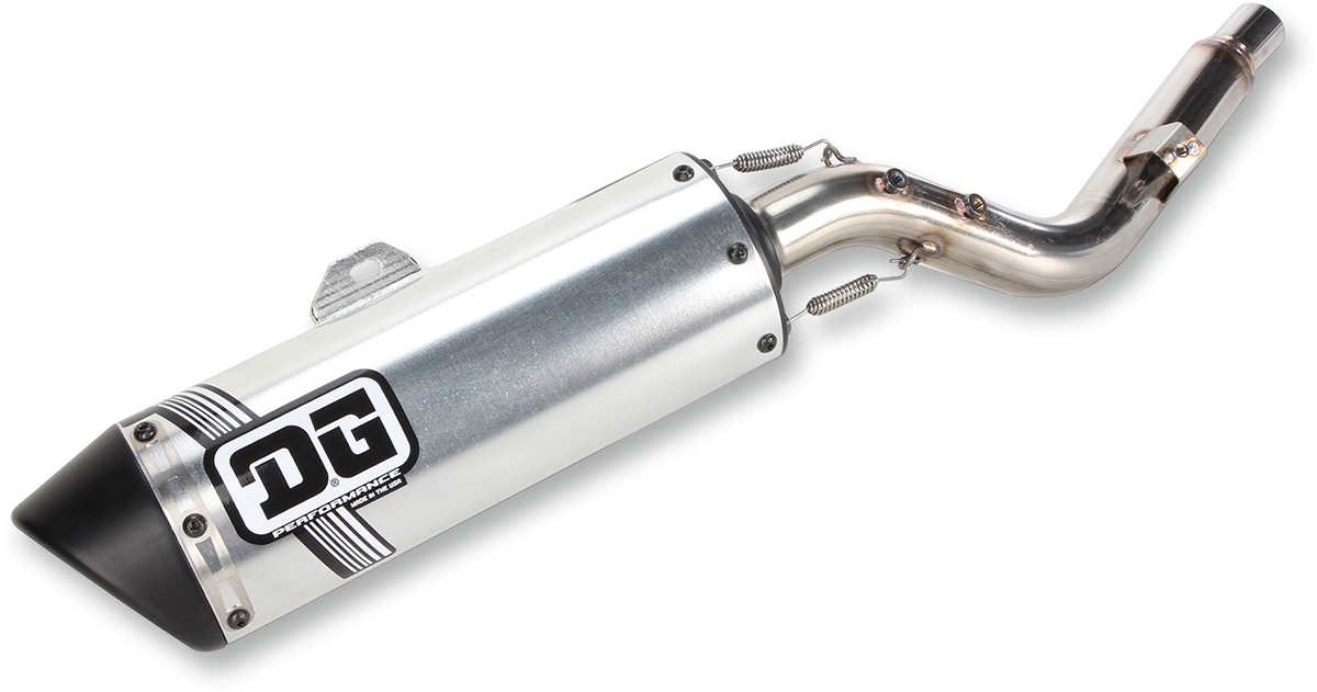 V2 Slip On Exhaust Muffler - For 03-23 Yamaha TW200 - Click Image to Close