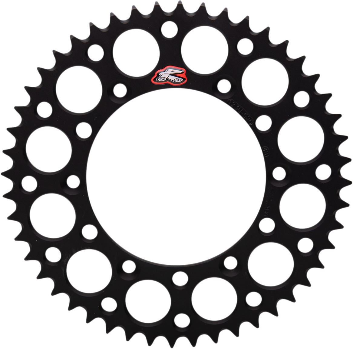 Black Rear Grooved Sprocket - 520 - 48 Teeth - Click Image to Close