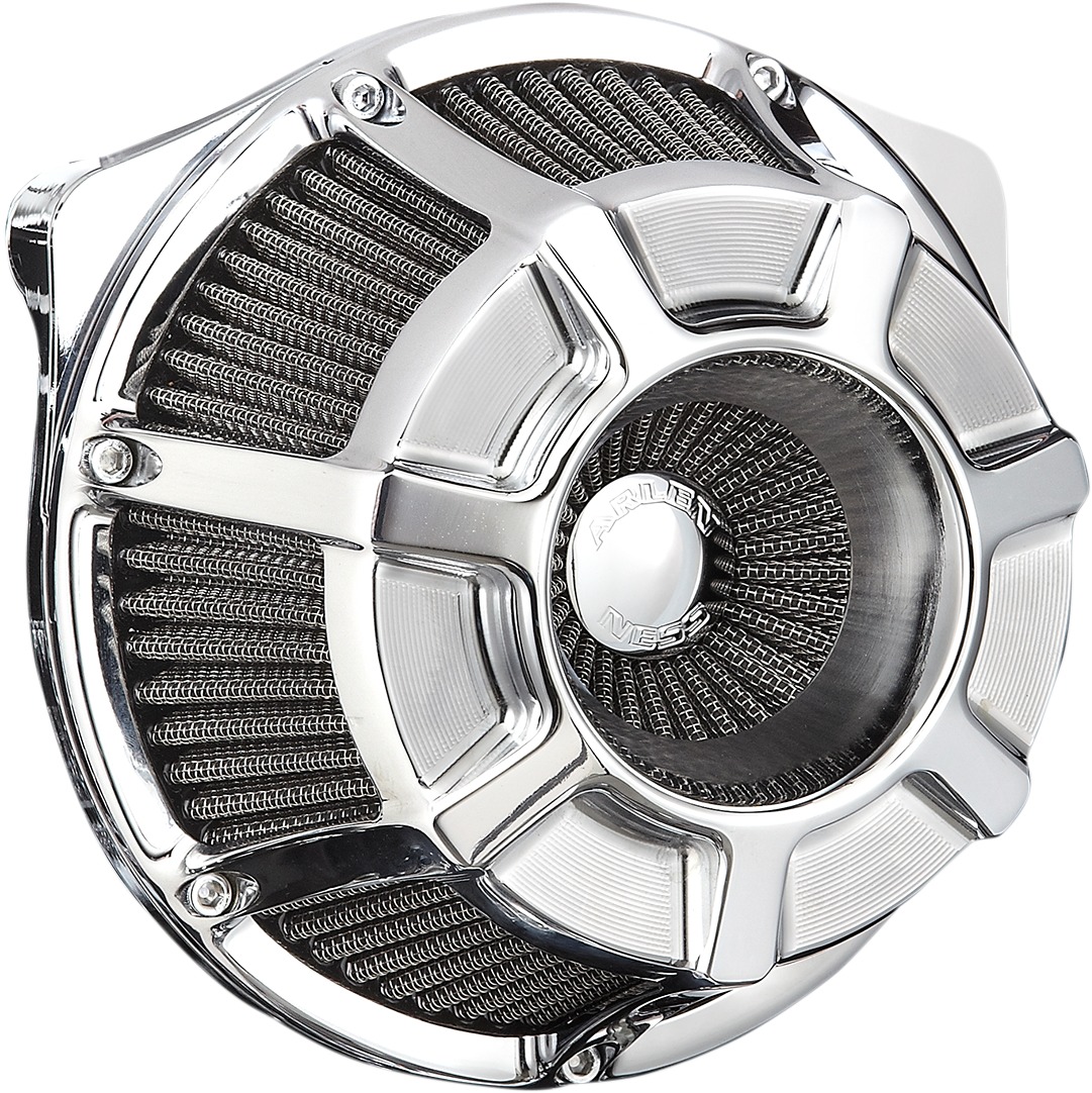 Inverted Series Air Cleaner Kits - Blvd Invrtd Big Sckr Chr - Click Image to Close