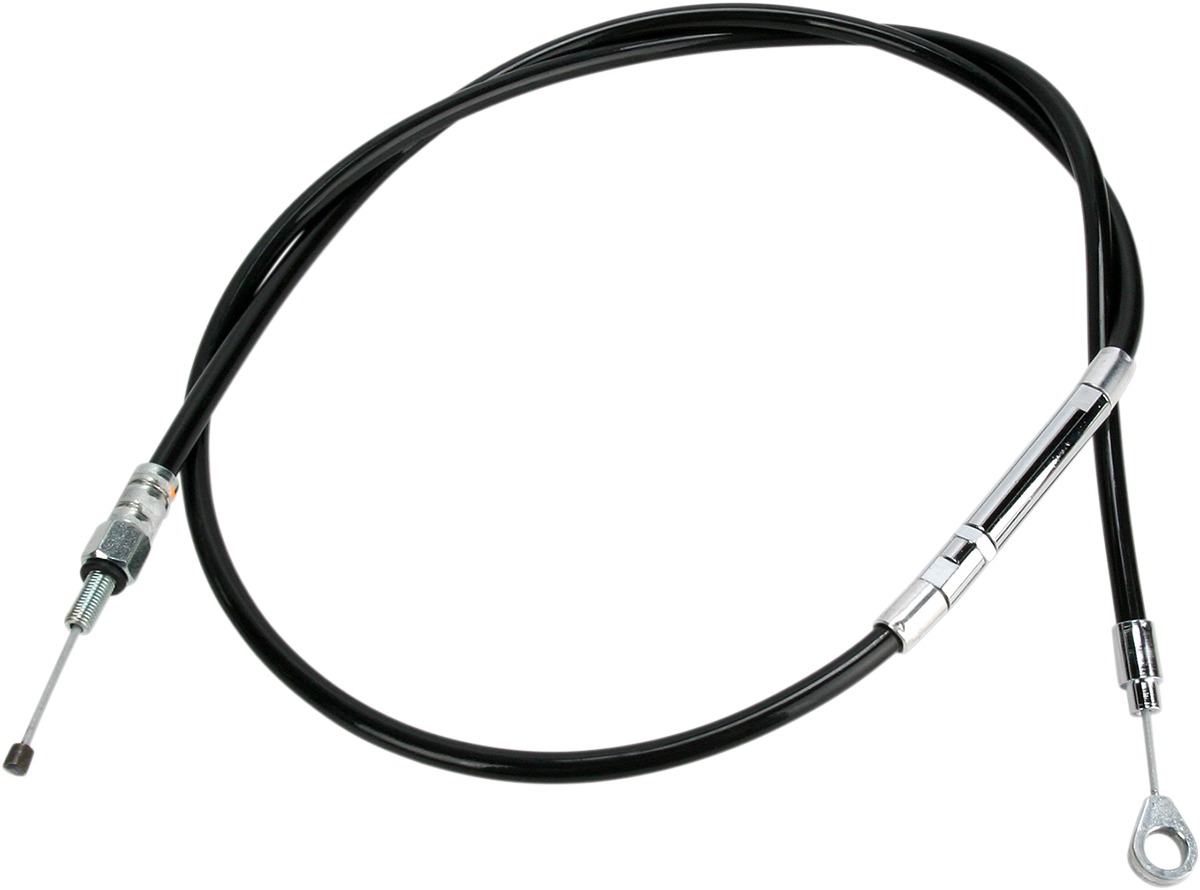 Black Vinyl Clutch Cables - Clutch Cable Blk +6 - Click Image to Close