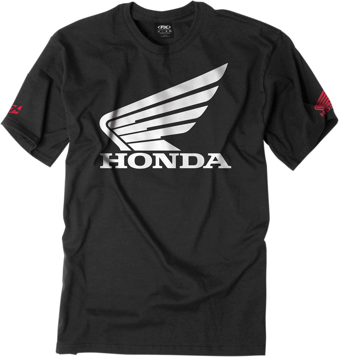 Men's Honda Big Wing Tee - Honda Big Wing Tee Blk Xl - Click Image to Close