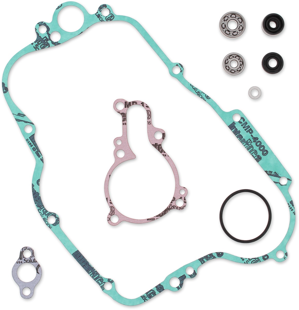 Water Pump Repair Kit - For 88-91 Kawasaki KX125 - Click Image to Close