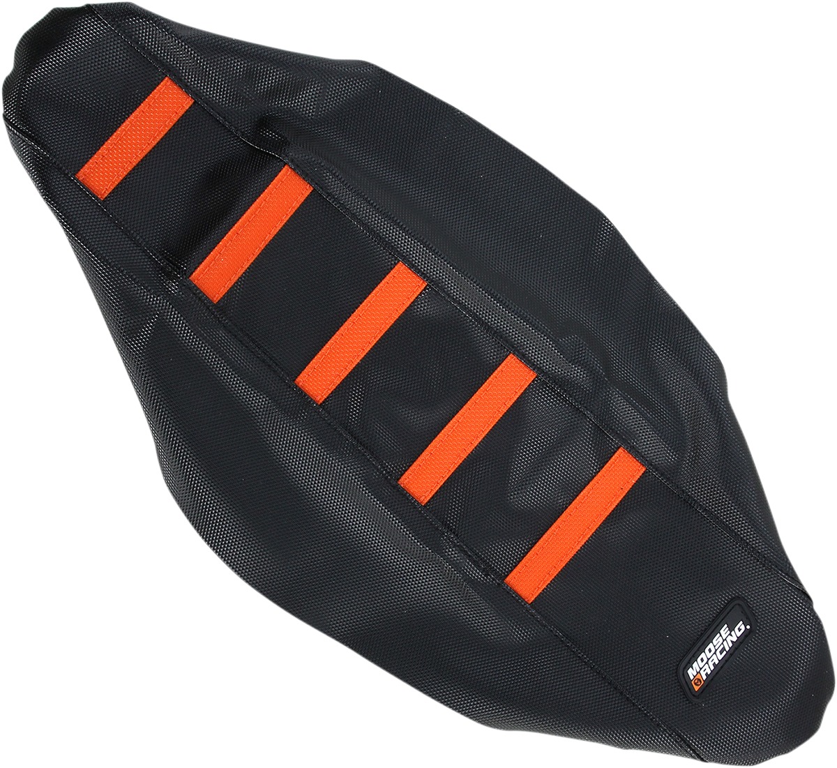 Black/Orange Ribbed Seat Cover - For 13-17 KTM 85 SX - Click Image to Close