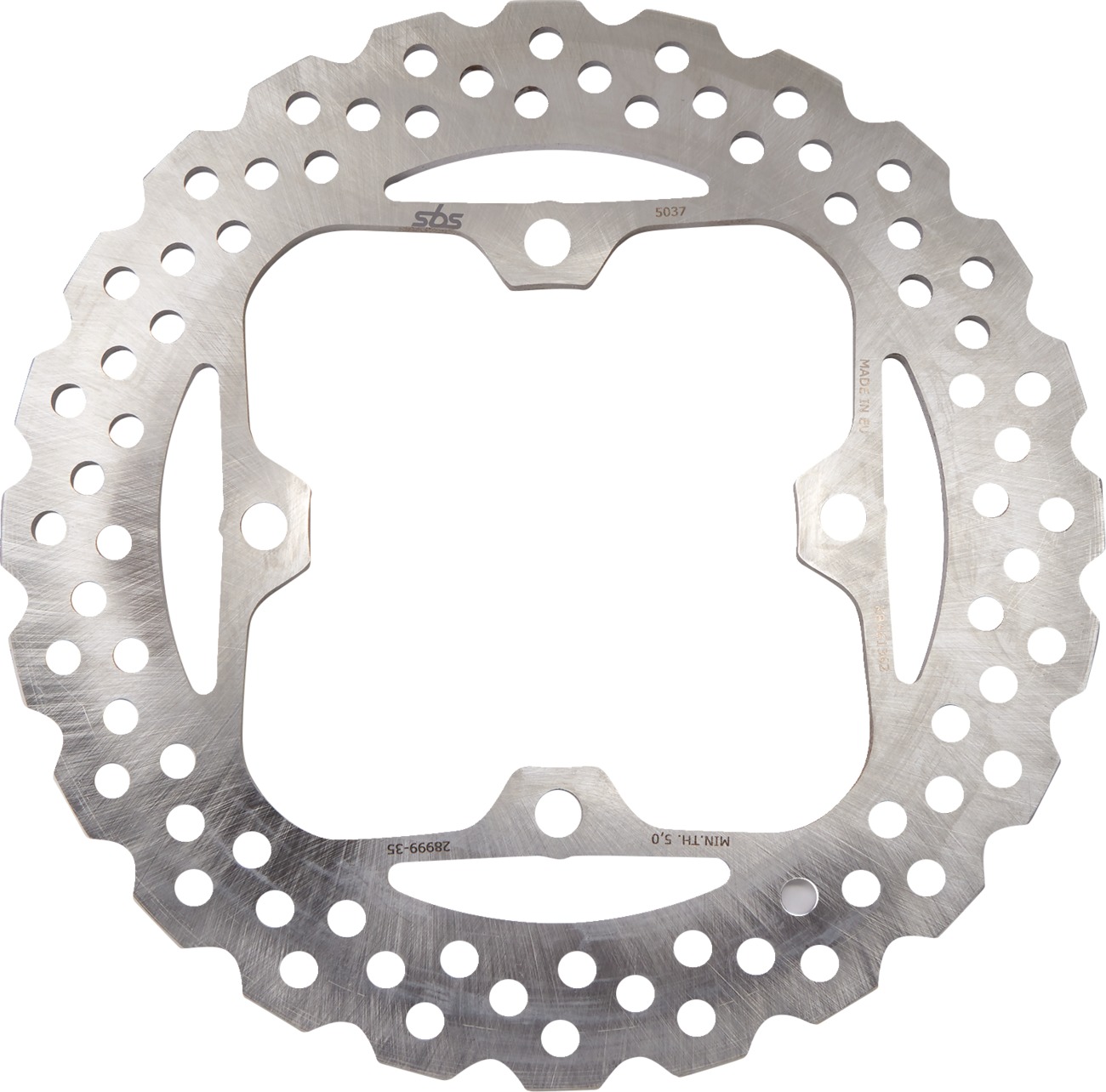 Standard Rear Rotors - 5037 Std Rear Rotor Sbs - Click Image to Close