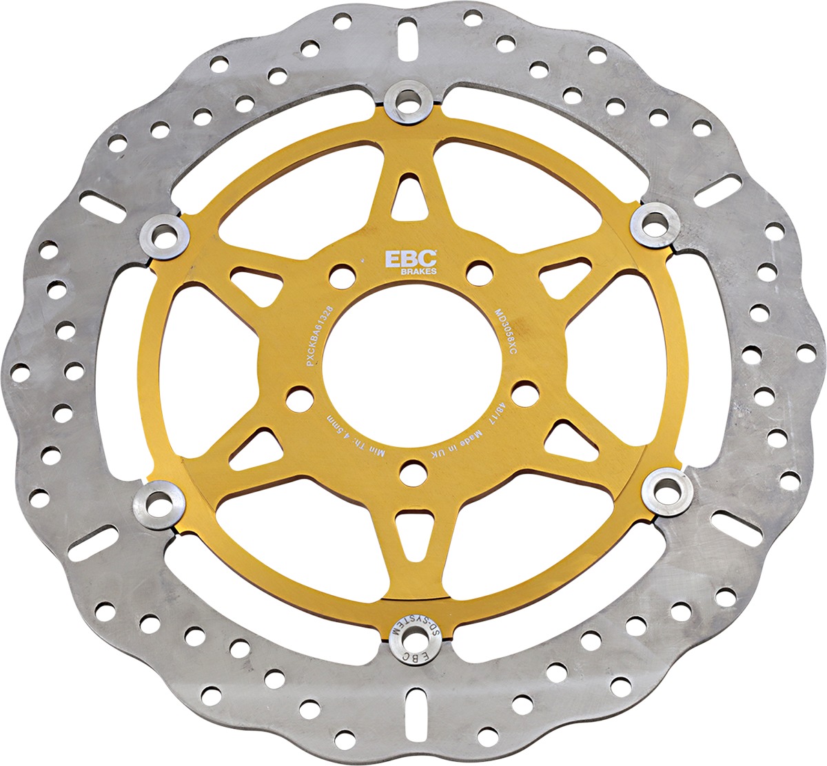 Floating Contour Brake Rotor - Click Image to Close