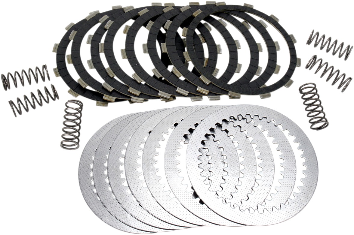 DRCF Complete Clutch Kit - CFK Plates, Steels, & Springs - For DRZ400 LTZ400 DVX400 - Click Image to Close