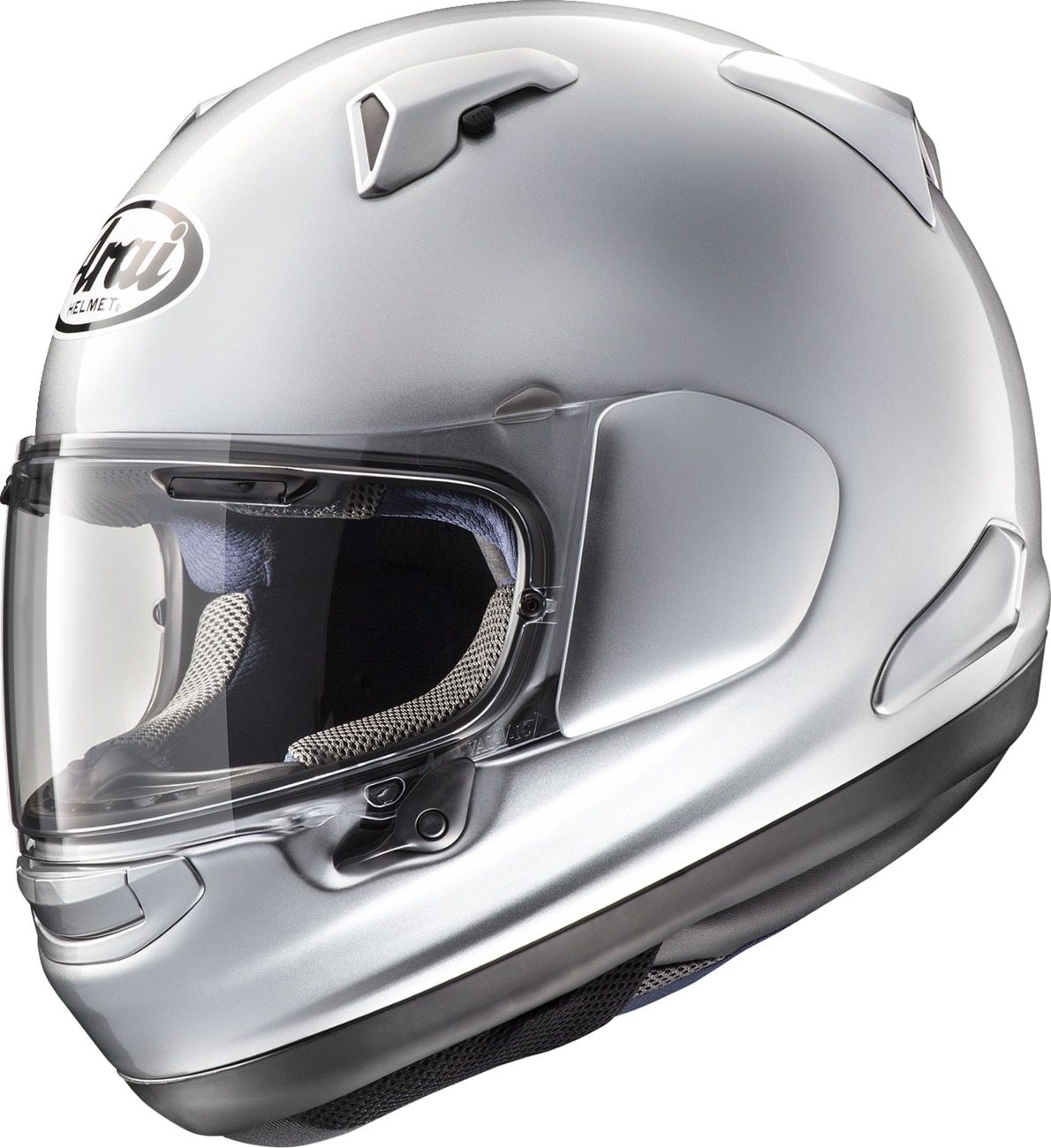 Arai Signet-X Solid Helmet Aluminum Silver 2XL - Full-face helmet with long oval shape - Click Image to Close