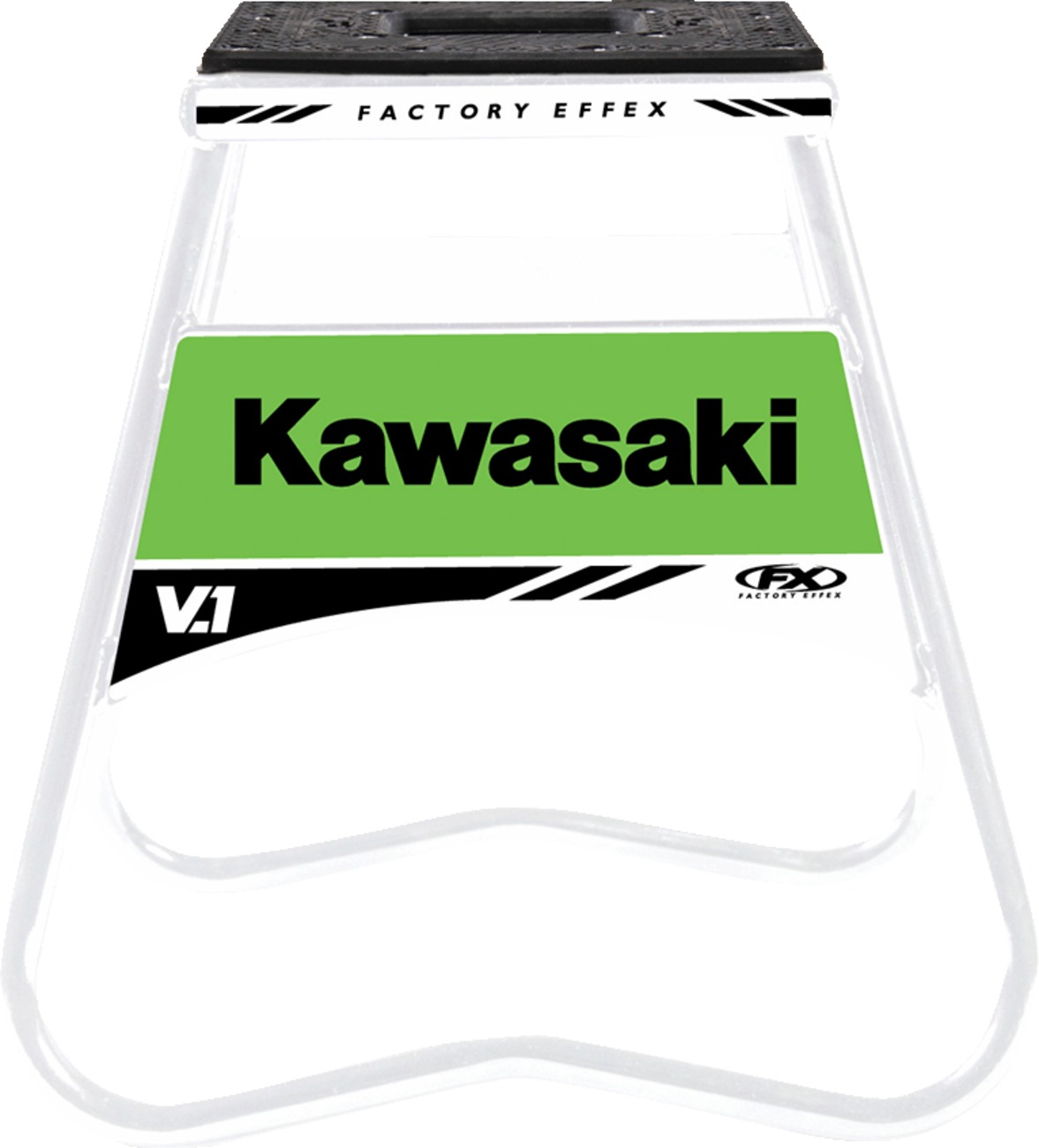 V1 Bike Stands - Kawasaki White V1 Stand - Click Image to Close