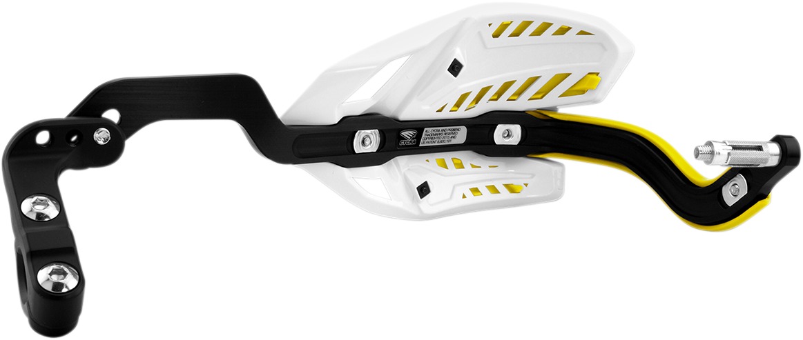 CRM Ultra 1-1/8 in. Clamp w/White Shields/Yellow Covers - Click Image to Close