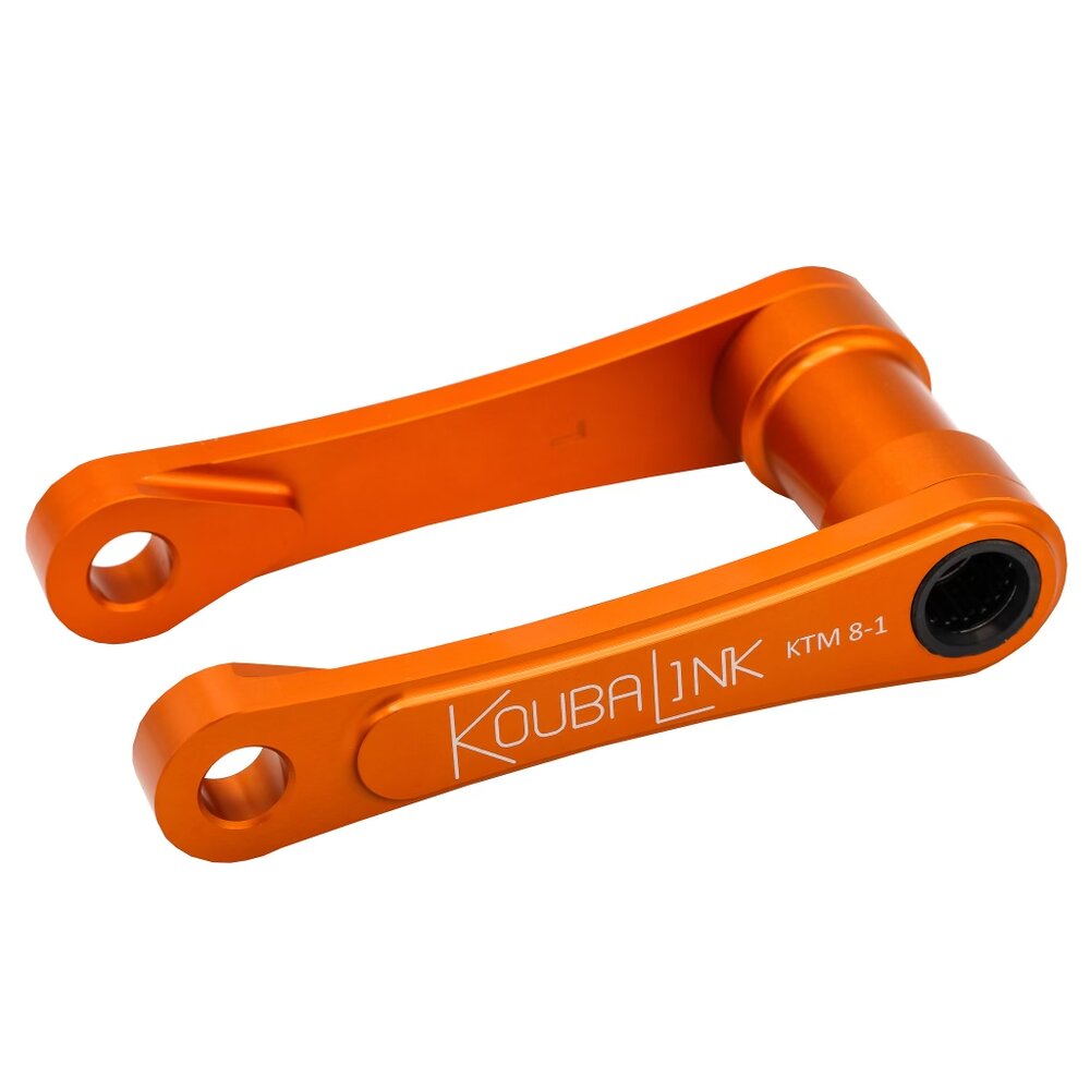 Orange 1"-1.25" Lowering Link - Lowers Rear Suspension 1 to 1.25 Inches - For 08+ KTM & Husqvarna 690 / 701 Enduro & SM - Click Image to Close