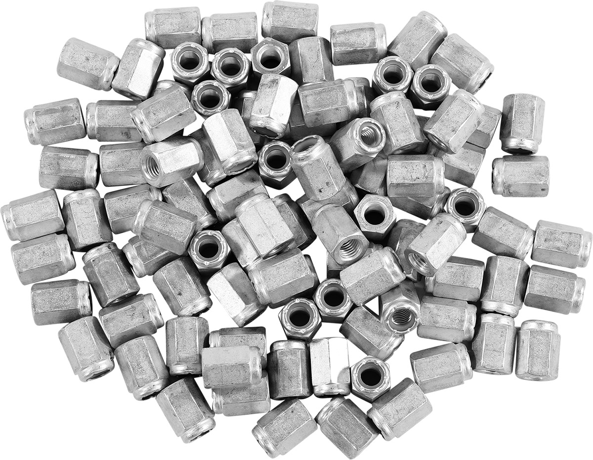 96 Pack Big Nuts W/Nyloc Insert - 5/16" - Tall - Click Image to Close