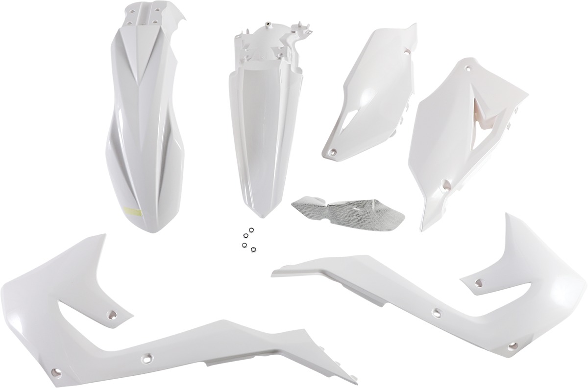 White Plastic Kit - For 19-23 KX450 / KX450X & 21-23 KX250F / KX250X - Click Image to Close