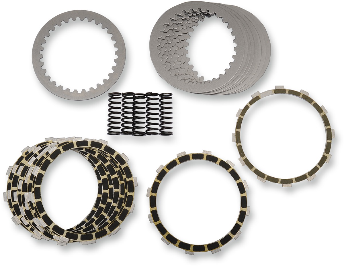 Performance Clutch Kit w/ Frictions, Steels, & Springs - For 06-11 Kawasaki ZX14 Ninja - Click Image to Close