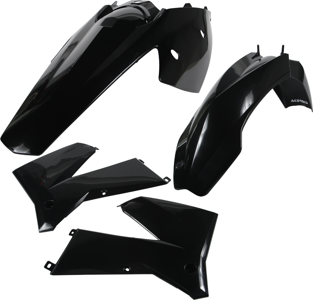 Black Plastic Kit - KTM EXC SX SXS/-F XC/-F - Click Image to Close