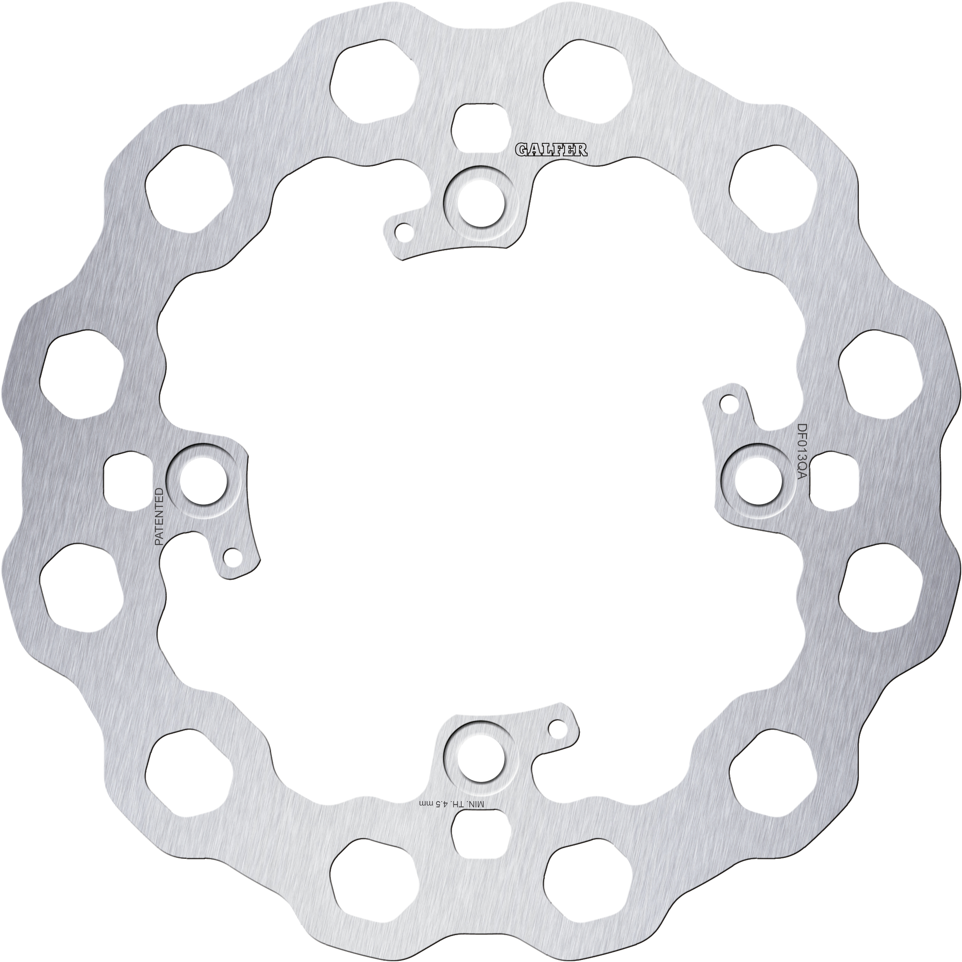 220mm Solid Mount Cubiq Rear Brake Rotor - for Honda CBR1000RR/600RR Triumph Speed Triple/Daytona - Click Image to Close