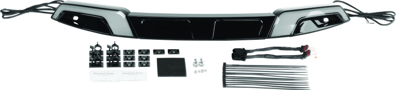 Tracer Windshield Trim 14-Up FLH Models Black - Click Image to Close