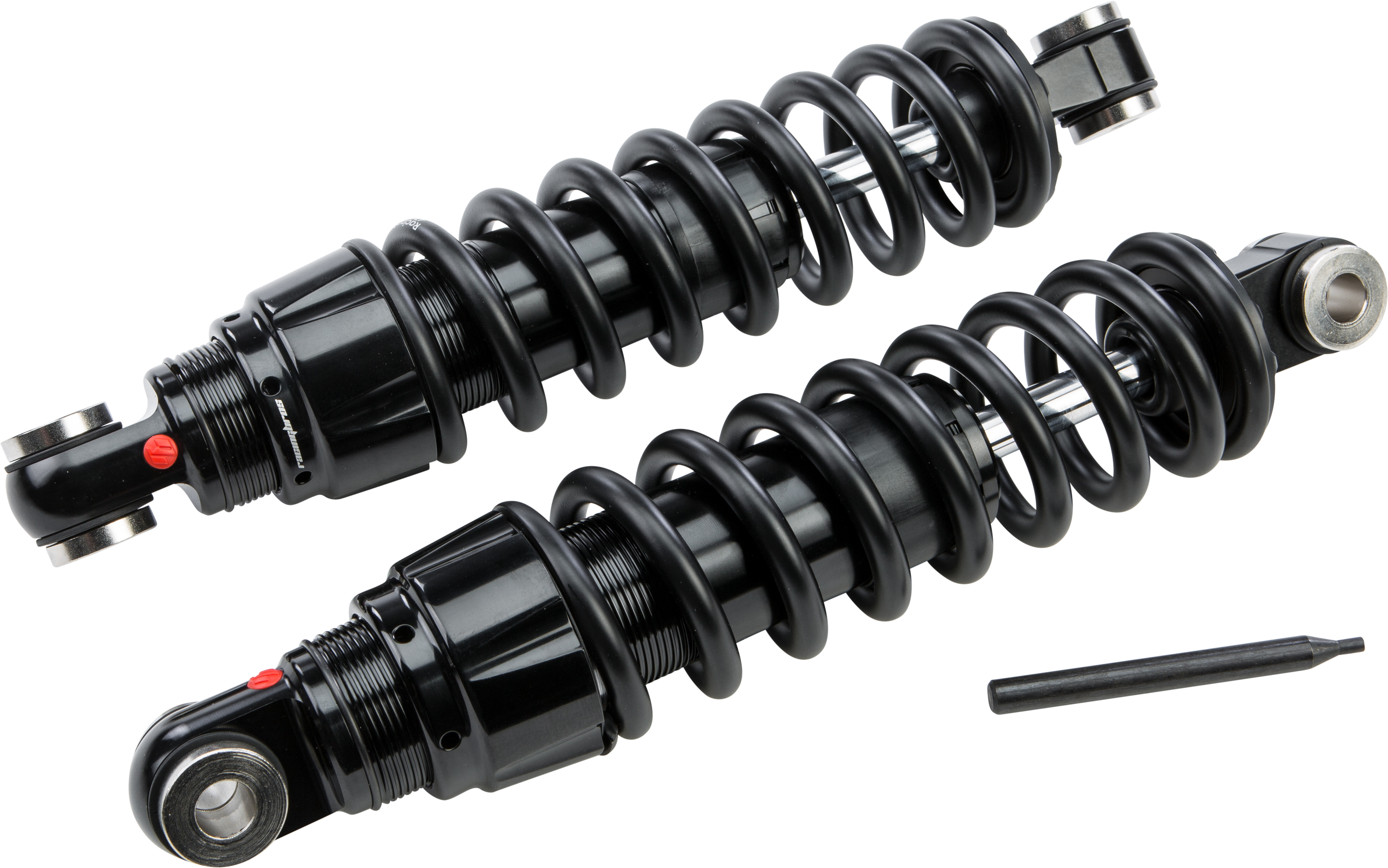 Bazooka Preload Adjustable Shocks 12.5" HVY - For 91-17 HD Dyna - Click Image to Close