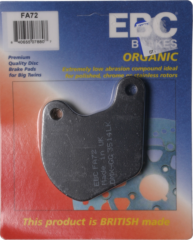 Standard Organic Brake Pads - Click Image to Close