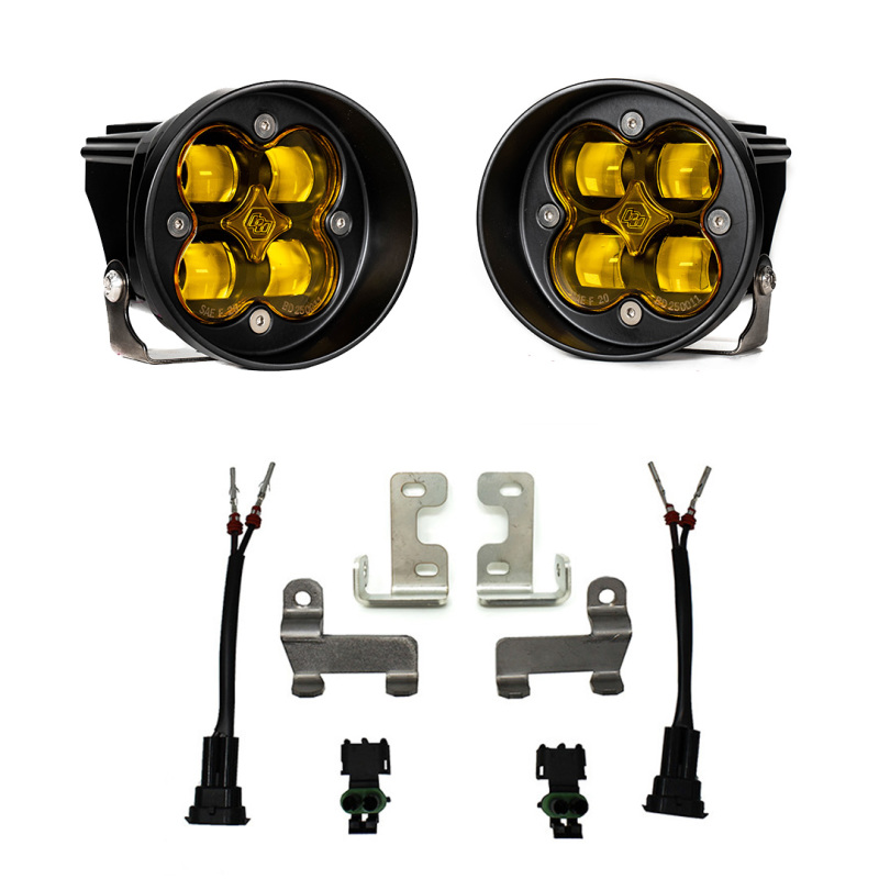 12-21 Toyota Tacoma/Tundra/4Runner Squadron-R Fog Pocket Light Kit - SAE Amber - Click Image to Close