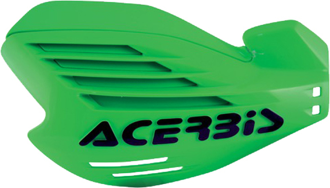 X-force Handguards - Green - W/ Spoiler & Bar Mount - Click Image to Close