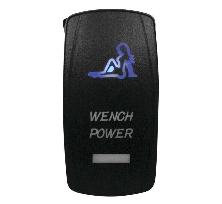 DragonFire Racing Lighted Switch Wench Power Blue - Click Image to Close