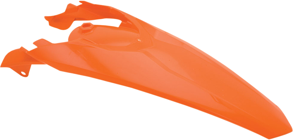 Rear Fender W/ Taillight Tab Orange - Click Image to Close