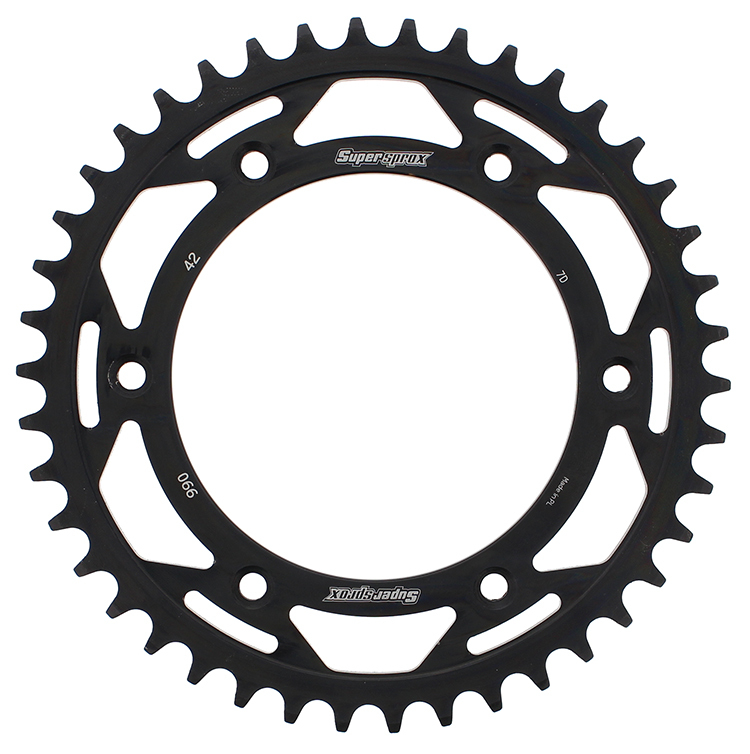 Rear Steel Sprocket 42T - Black - For 93-20 Husqvarna KTM Husaberg - Click Image to Close