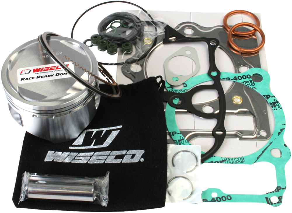 Top End Piston Kit 10:1 Compression - 88.00mm Bore (+3.00mm) - For 96-14 Honda TRX/XR 400 - Click Image to Close