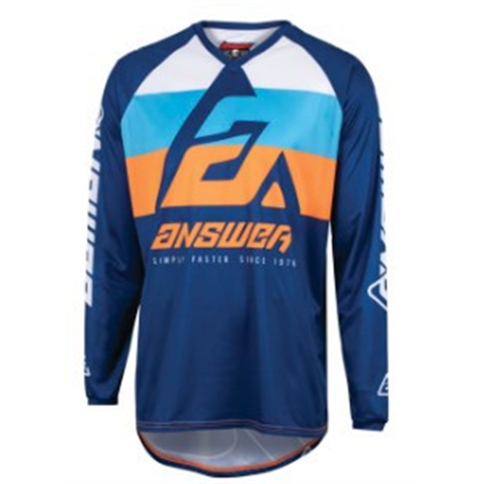 23 Syncron CC Jersey Blue/Orange/Black - XS - Click Image to Close