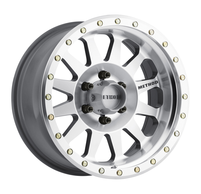 MR304 Double Standard 17x8.5 0mm Offset 6x135 94mm CB Machined/Clear Coat Wheel - Click Image to Close