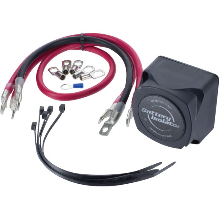 Battery Isolator With Wiring Kit - Fits Most Side-by-sides w/ Dual Batteries - Click Image to Close