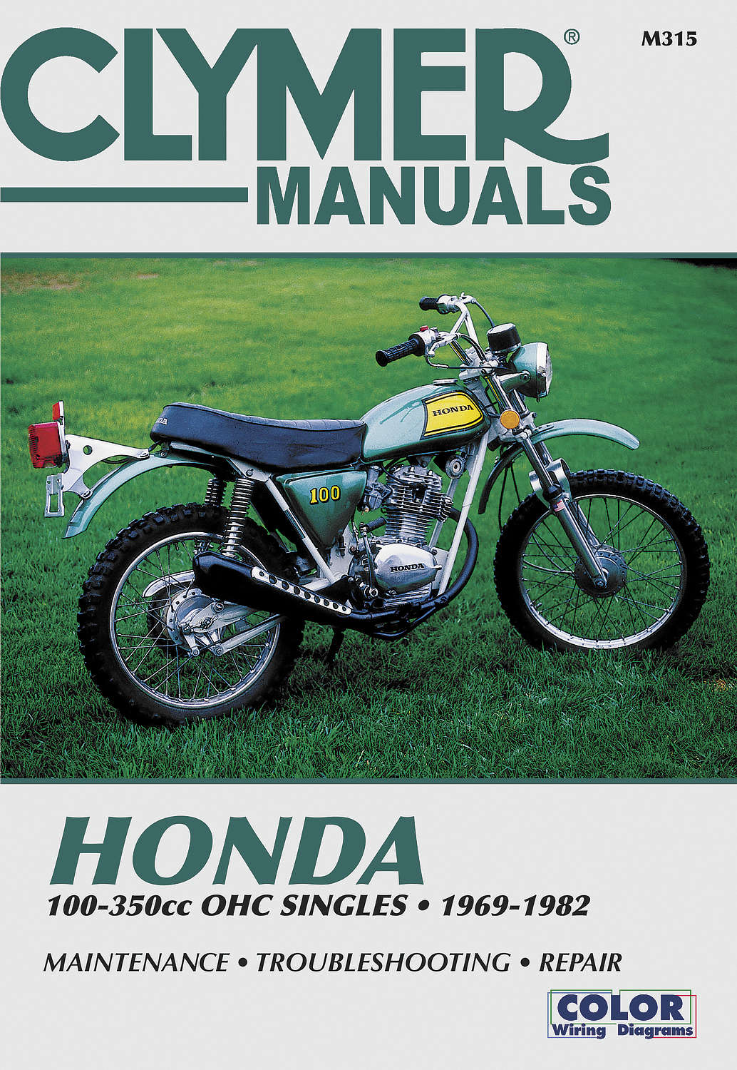 Shop Repair & Service Manual - Soft Cover - For Honda 100-350cc OHC Singles - 69-82 - Click Image to Close