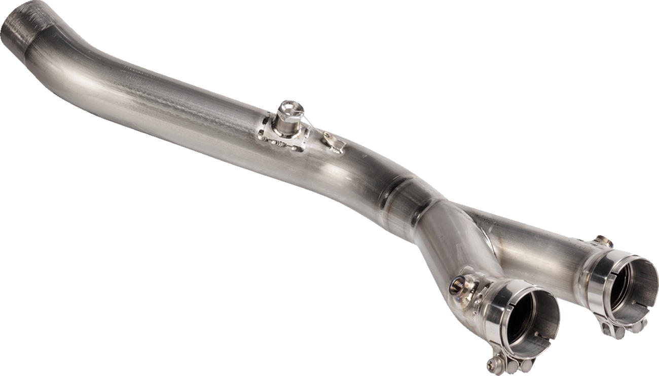 Titanium Link Pipe - For 22-24 Yamaha MT-10 - Click Image to Close