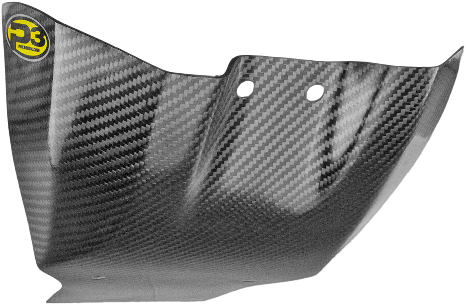 Carbon Fiber Skid Plate - For 06-18 Yamaha YZ125 - Click Image to Close