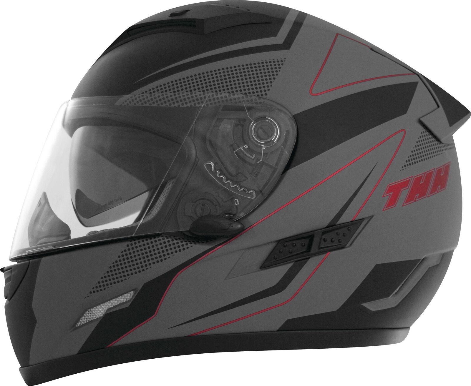 THH Helmets Ts-80 Fxx Gry/Blk Md - Click Image to Close