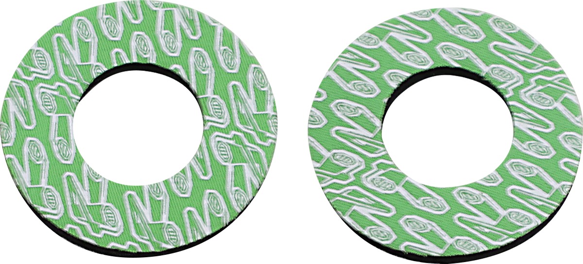 Renthal Grip Donutz - Green - Click Image to Close