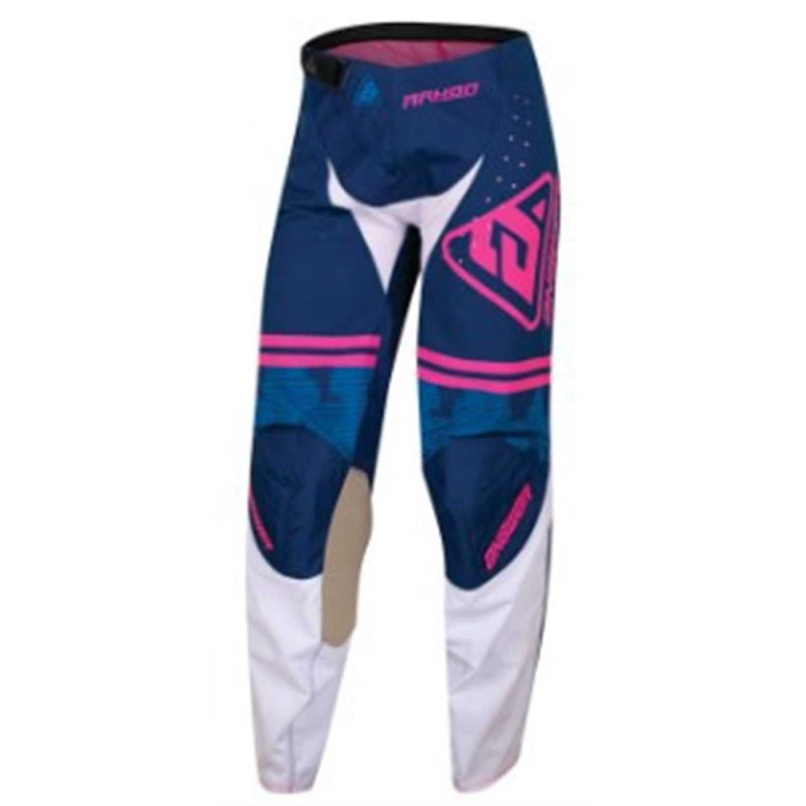 23 Arkon Trials Pant Blue/White/Magenta Womens - 16 Regular - Click Image to Close