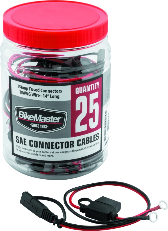 BikeMaster Sae Wire w/Fuse - 25Piece Tub - Click Image to Close