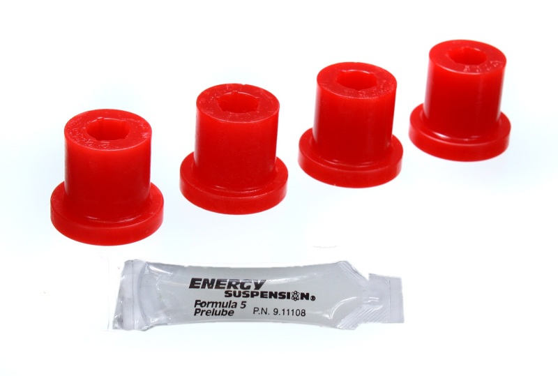 Energy Suspension Aftermarket Shackle Set - Red - Click Image to Close