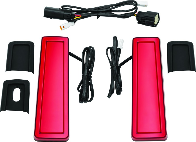 Kuryakyn Tracer Filler Panel Lights Red Lens - Click Image to Close