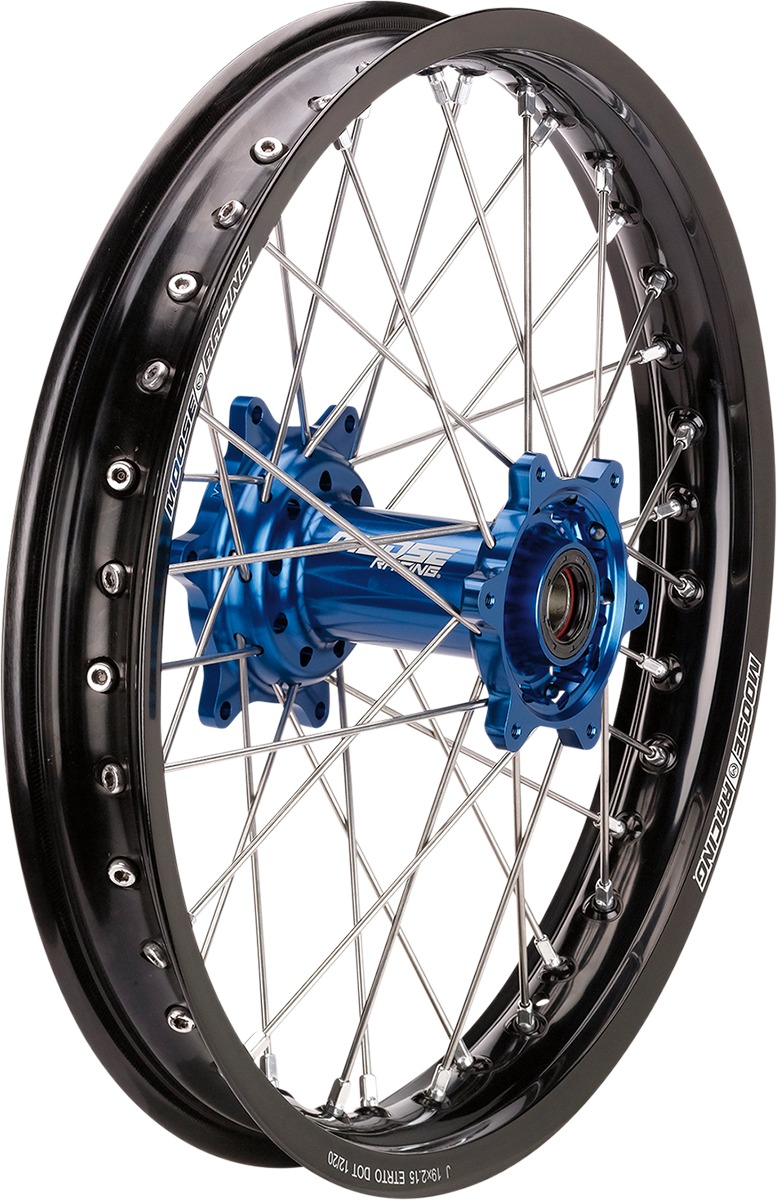 SX-1 Black Blue Complete Rear Wheel 2.15x19 - For 09-22 Yamaha WR/YZ - Click Image to Close