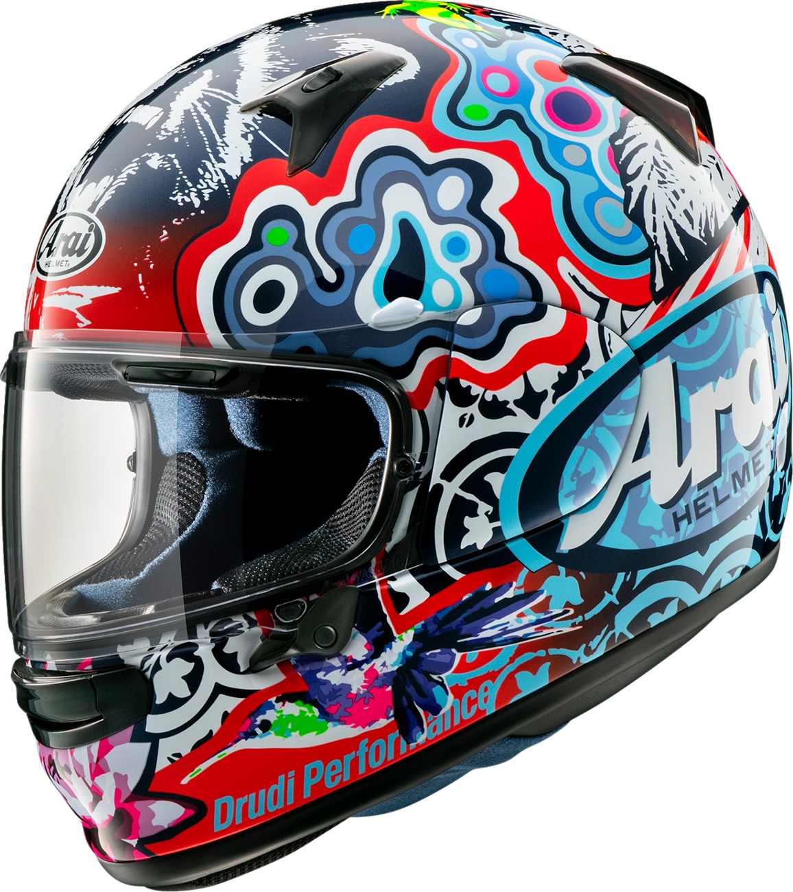 Arai Regent-X Jungle-2 Helmet Gloss Multi 2XL - Full-face helmet with Jungle-2 graphic - Click Image to Close