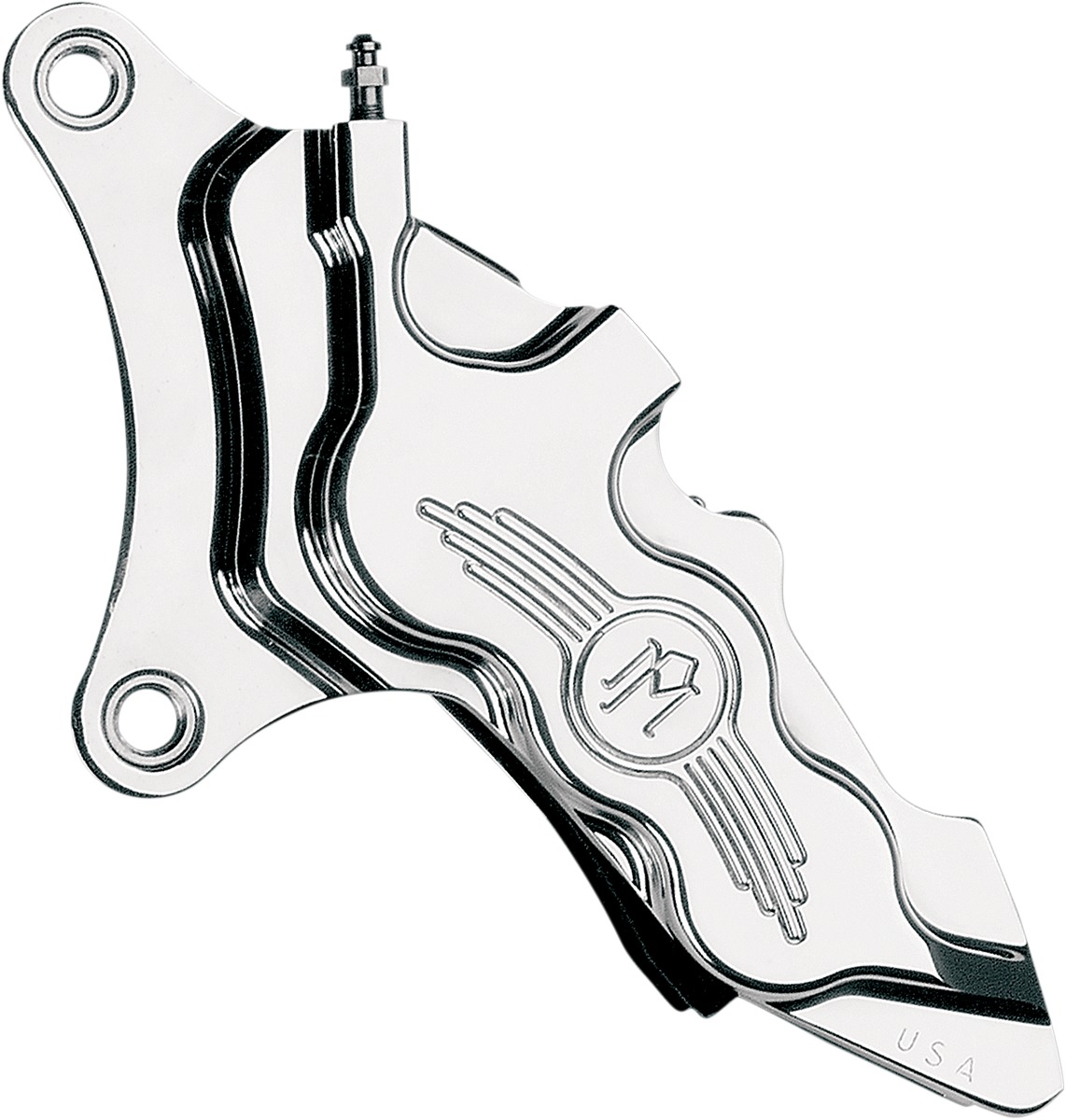 Caliper 112x6B Left - For 11.5in Disc - Chrome - Click Image to Close