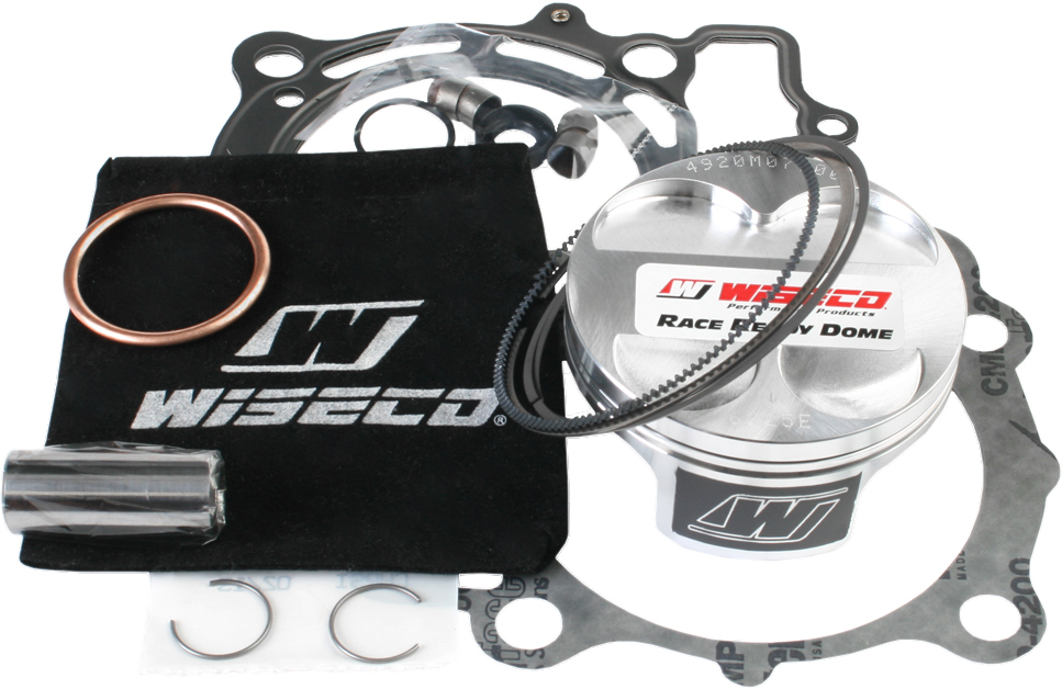 Top End Piston Kit 13.5:1 Compression - 77.00mm Bore (STD) - For 07-08 Kawasaki KX250F - Click Image to Close