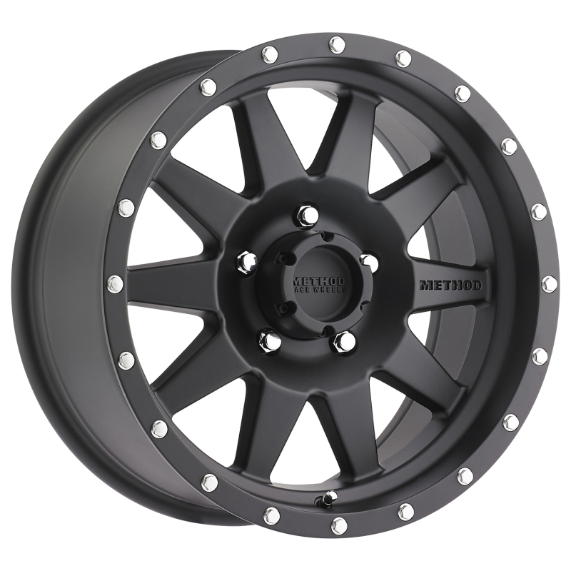 MR301 The Standard 15x7 -6mm Offset 5x5.5 108mm CB Matte Black Wheel - Click Image to Close