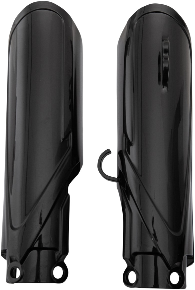 Lower Fork Cover Set - Black - For 18-24 Yamaha YZ65 - Click Image to Close