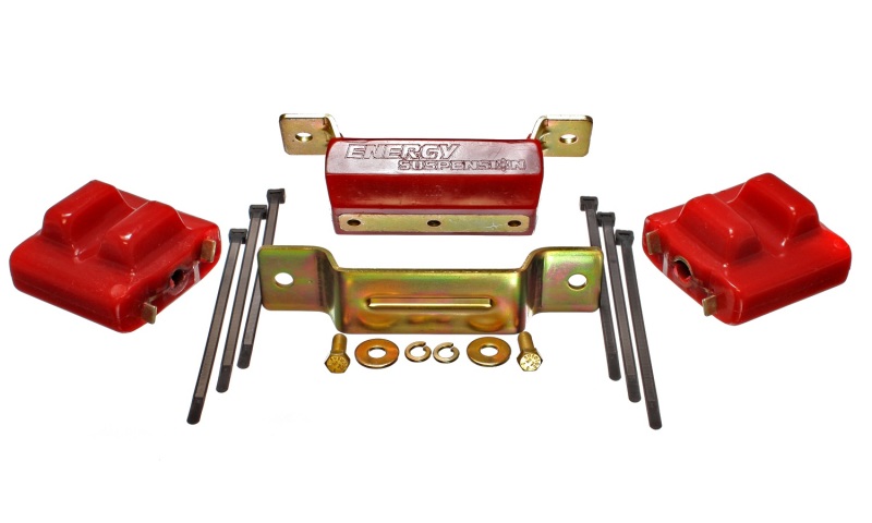 88-94 GM Blazer 4WD K Series Red Motor and Transmision Mounts; Zinc Finish - Click Image to Close